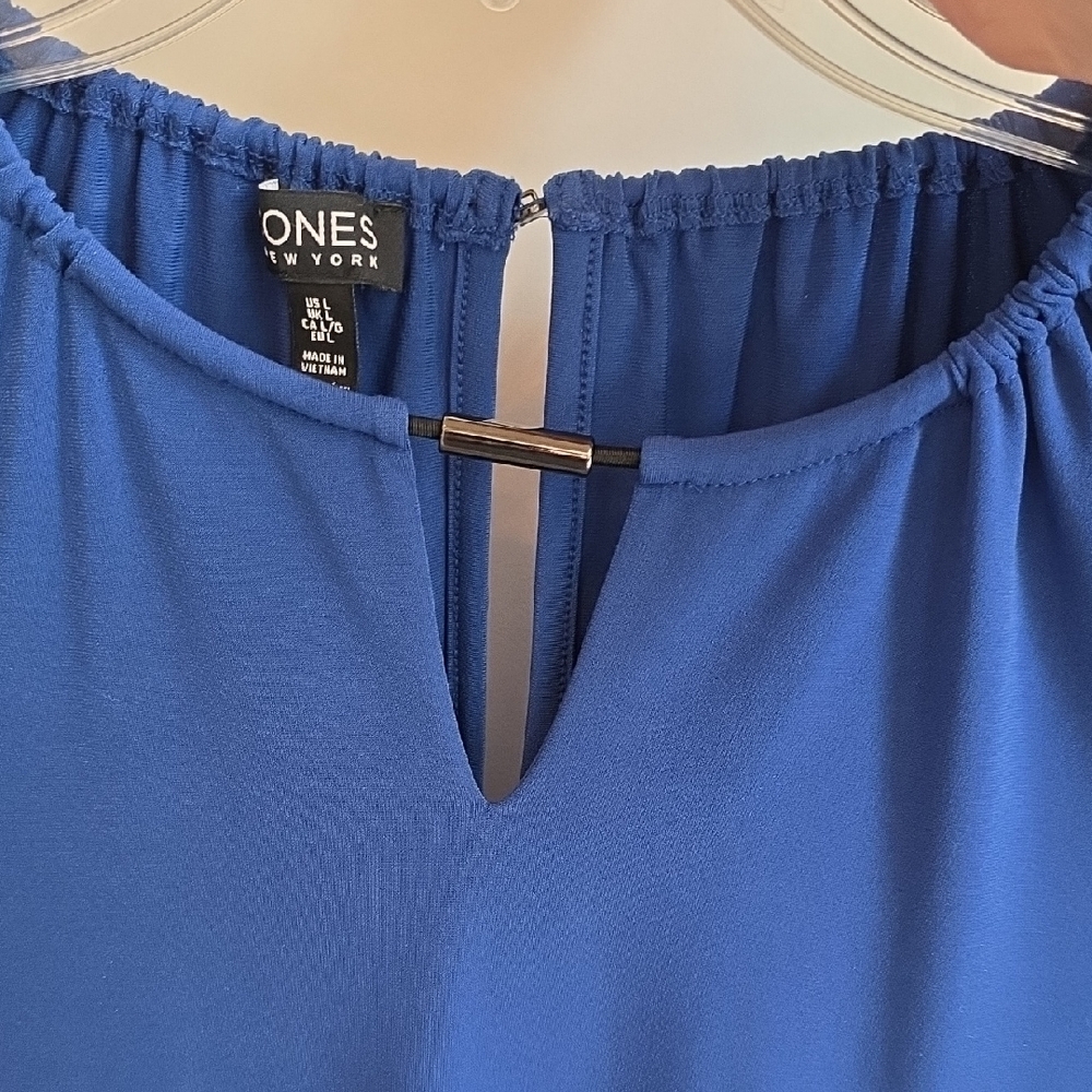 Jones New York Royal Blue Blouse - Picture 3 of 5